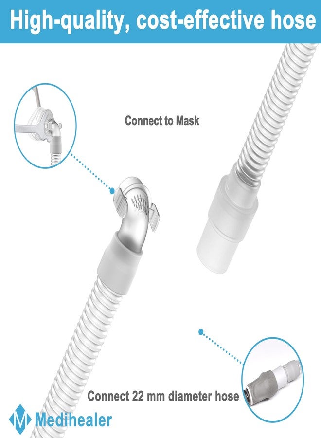Medihealer 2 Packs Connecting Hose for Wisp, Quick-Release Elbow Swivel Tube Only Compatible with Wisp, Great-Value CPAP Supplies by Medihealer - Image 3